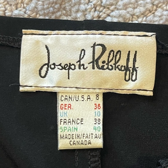 Joseph Ribkoff Black A Line Midi Skirt, Fitted Waist With Elegant Pleats, US 8 - Picture 6 of 13